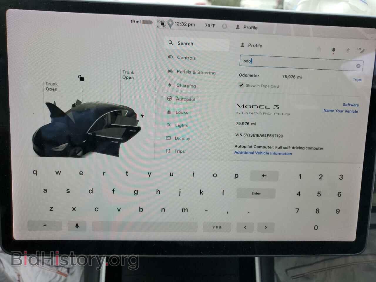 2020 TESLA MODEL 3 - VIN: 5YJ3E1EA6LF597120 - Фото 9