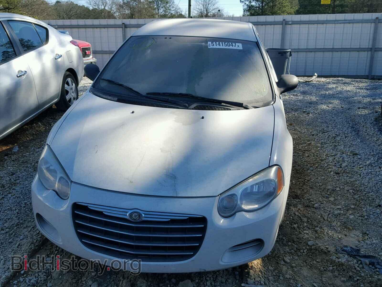 2004 CHRYSLER SEBRING - VIN: 1C3EL46X14N388152 - Фото 9