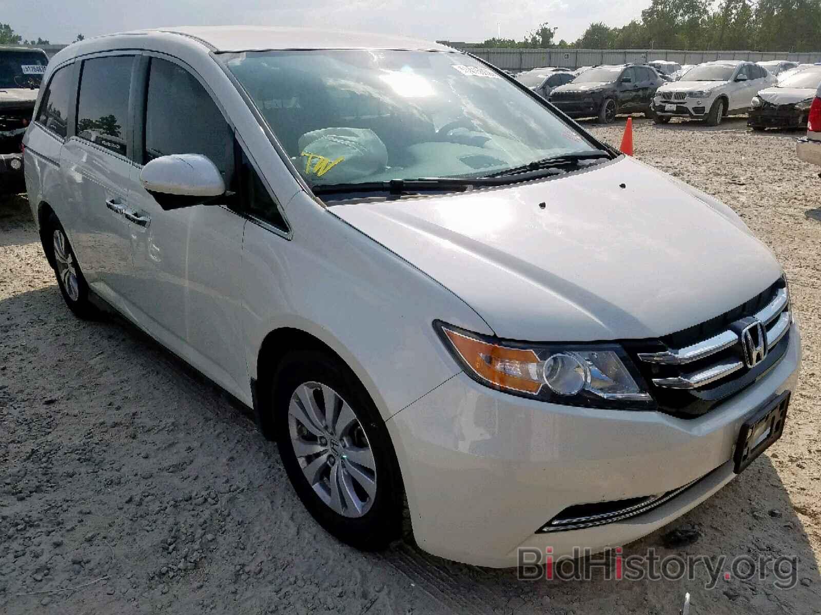 Фотография 5FNRL5H33GB157009 - HONDA ODYSSEY SE 2016