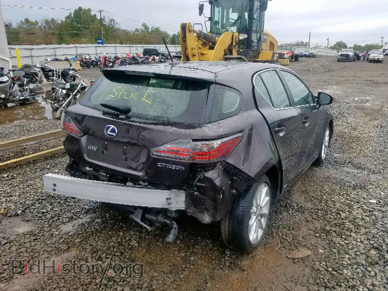 2013 LEXUS CT 200 - VIN: JTHKD5BH2D2160404 - Фото 4