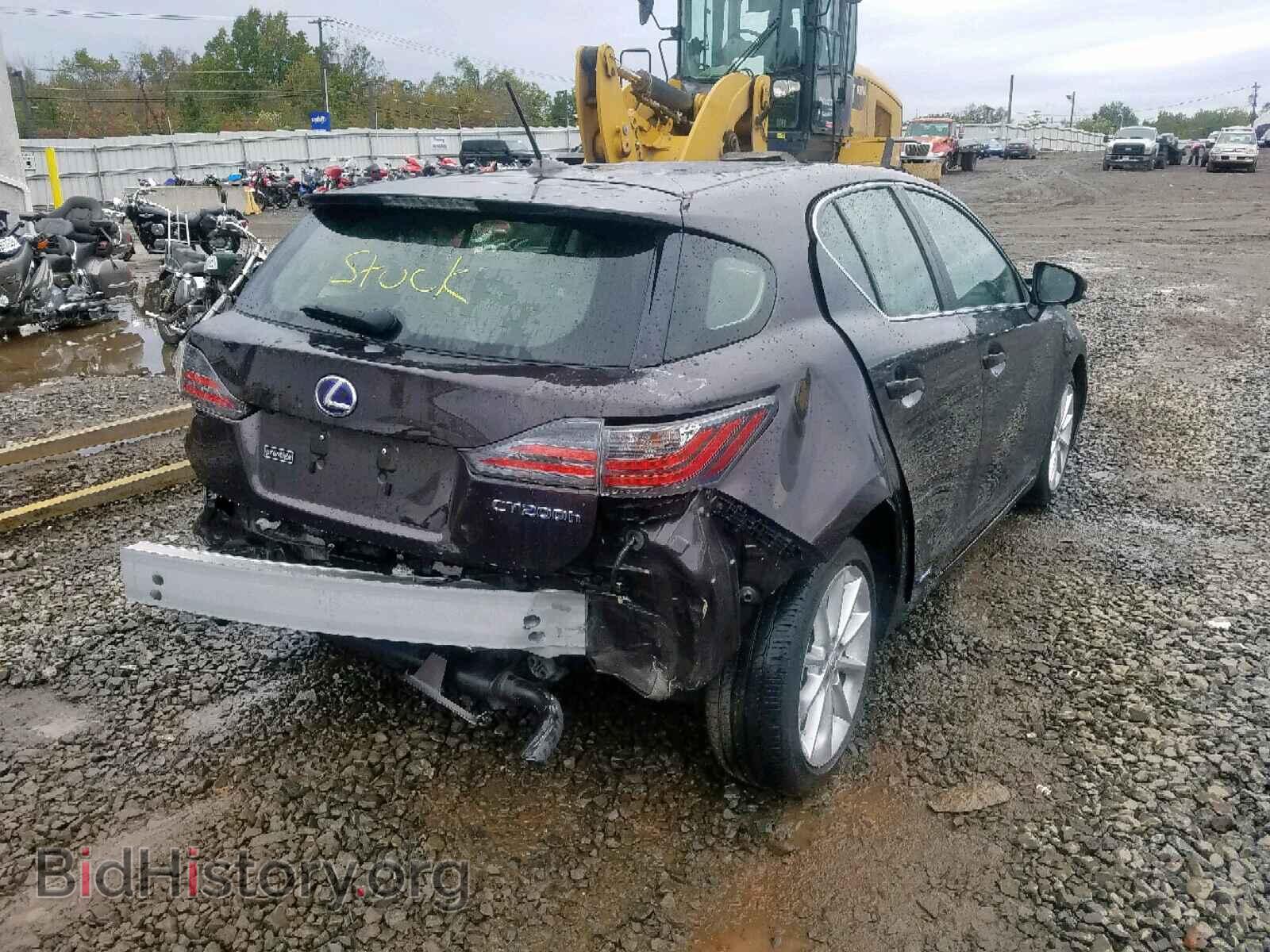 2013 LEXUS CT 200 - VIN: JTHKD5BH2D2160404 - Фото 9