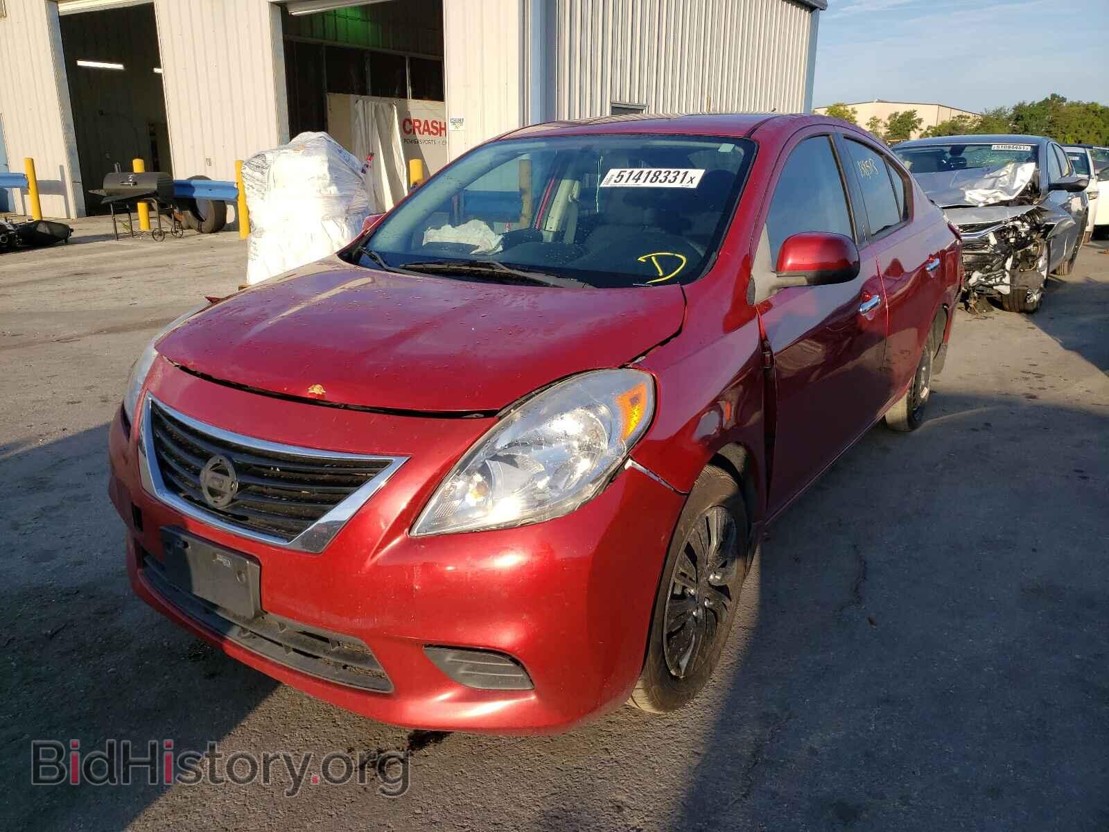 2012 NISSAN VERSA - VIN: 3N1CN7APXCL858864 - Фото 2
