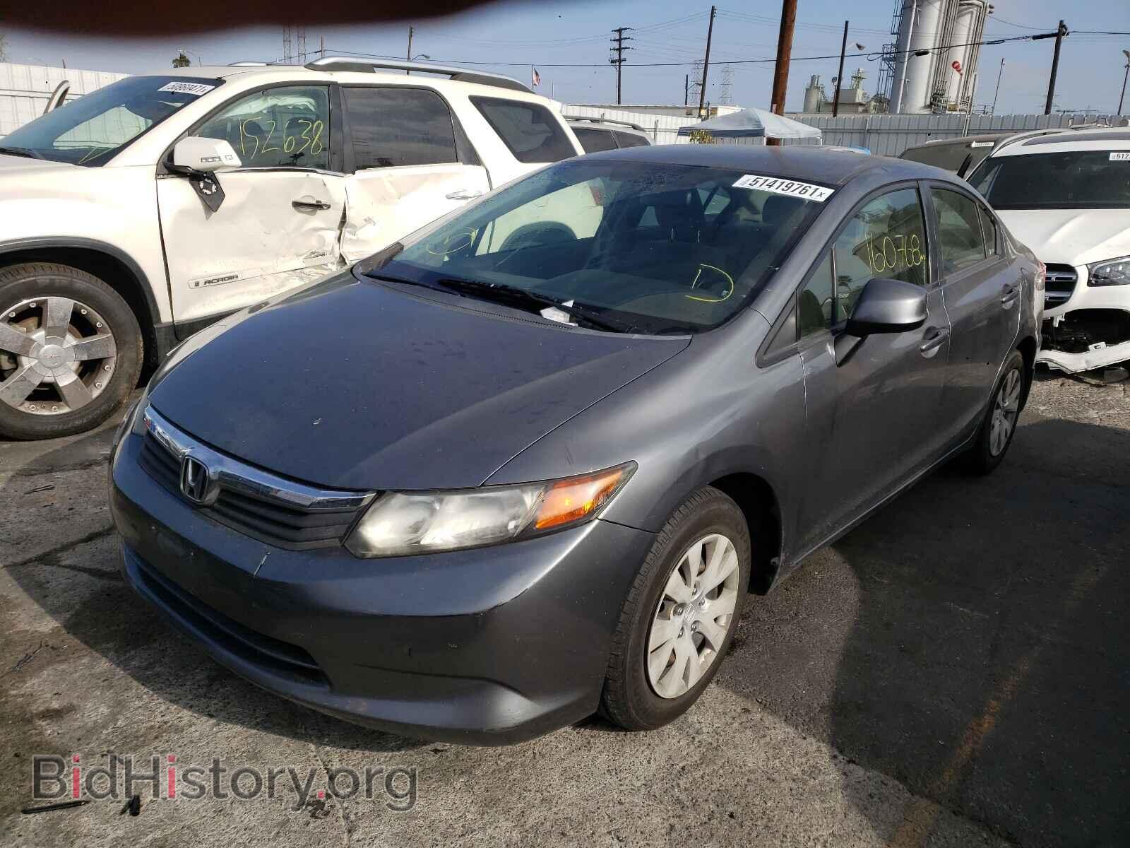 2012 HONDA CIVIC - VIN: JHMFB2F51CS005203 - Фото 2