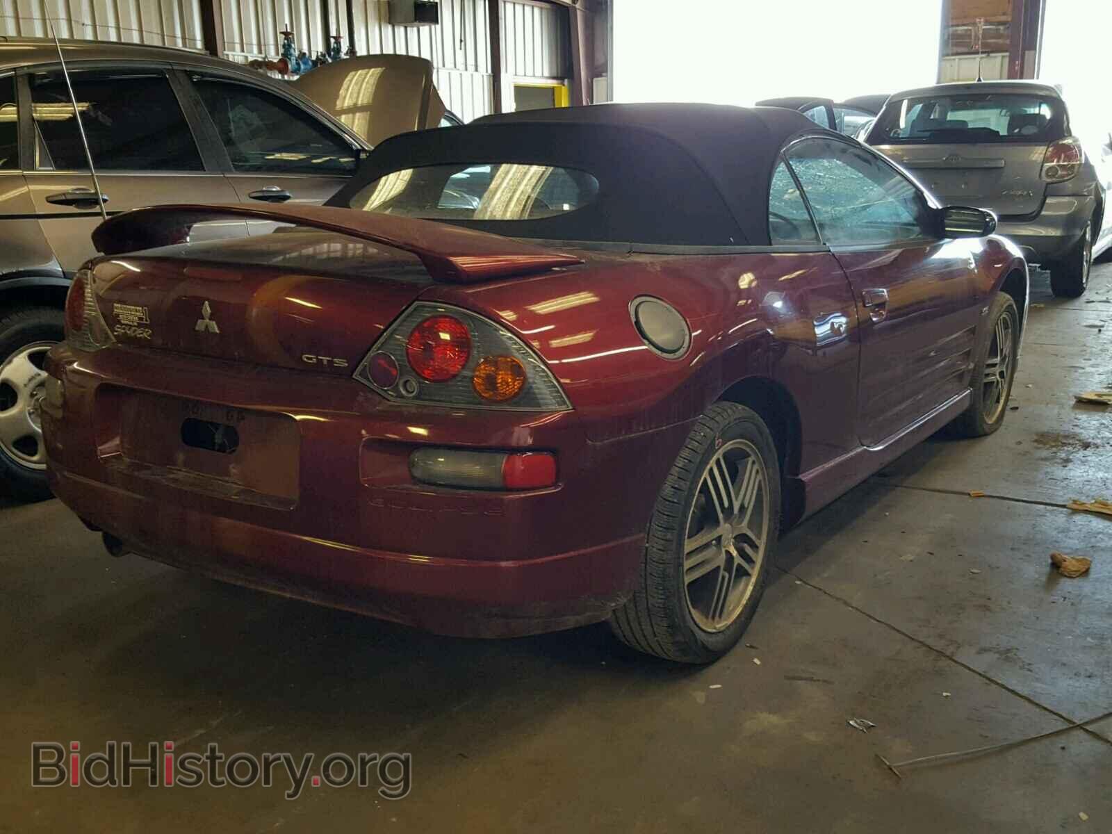 2003 MITSUBISHI ECLIPSE - VIN: 4A3AE75H33E200274 - Фото 4