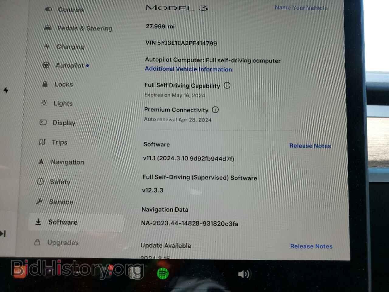 2023 TESLA MODEL 3 - VIN: 5YJ3E1EA2PF414799 - Фото 9