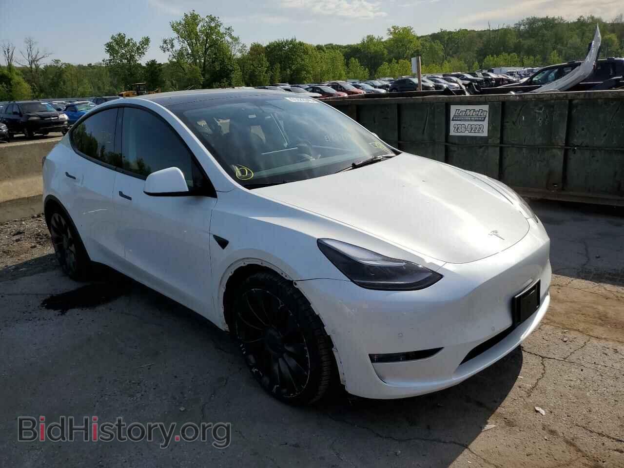 2022 TESLA MODEL Y - VIN: 7SAYGDEF2NF336764 - Фото 4