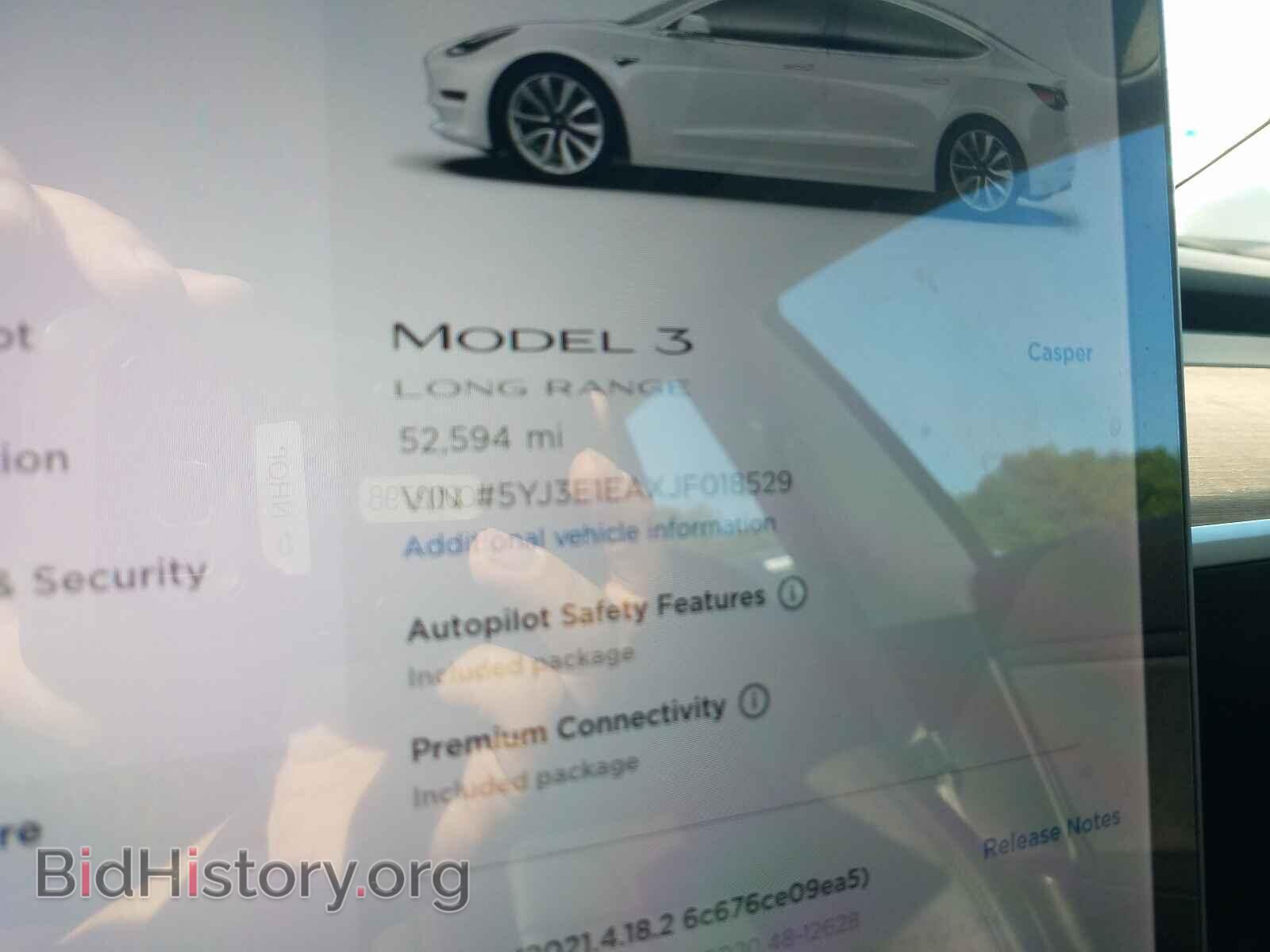 2018 TESLA MODEL 3 - VIN: 5YJ3E1EAXJF018529 - Фото 8