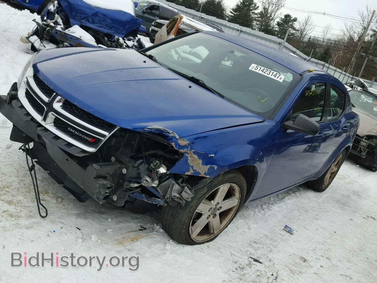 2013 DODGE AVENGER - VIN: 1C3CDZAB9DN605086 - Фото 2