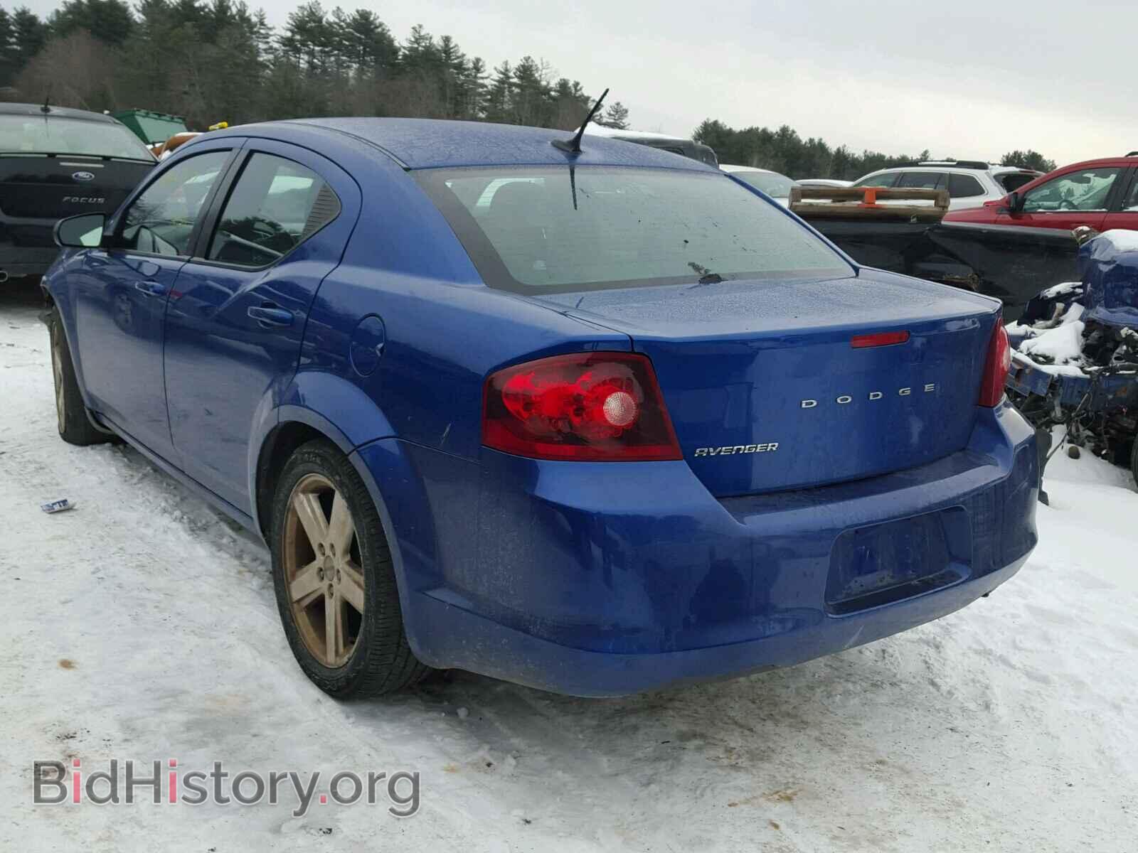 2013 DODGE AVENGER - VIN: 1C3CDZAB9DN605086 - Фото 3