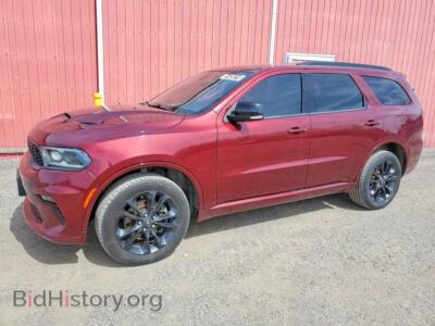 2022 Dodge DURANGO GT, maroon — VIN 1C4RDJDG4NC193171, Copart