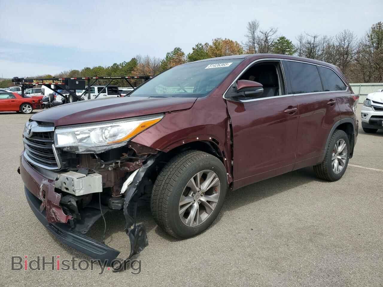 Photo 5TDBKRFH1FS108251 - TOYOTA HIGHLANDER 2015