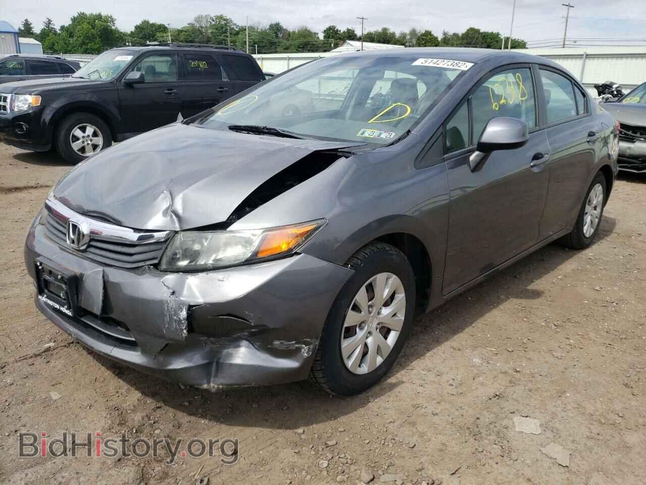 2012 HONDA CIVIC - VIN: 19XFB2F54CE374013 - Фото 2