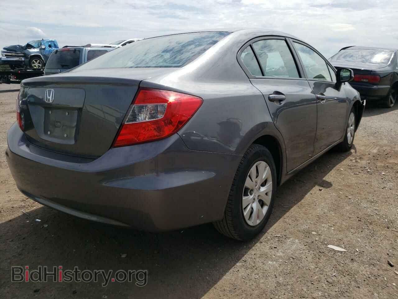 2012 HONDA CIVIC - VIN: 19XFB2F54CE374013 - Фото 4