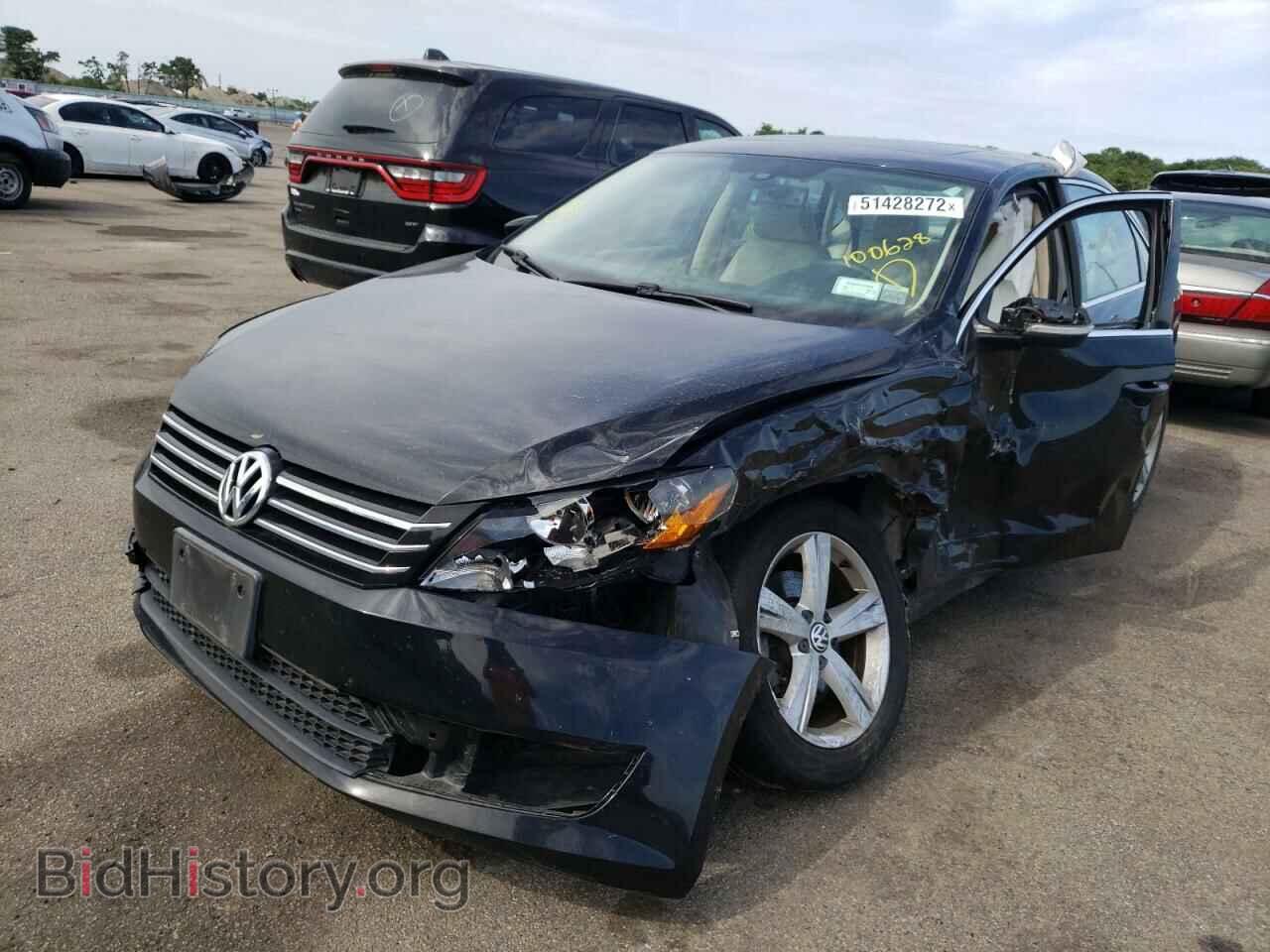 2013 VOLKSWAGEN PASSAT - VIN: 1VWBP7A38DC100628 - Фото 2