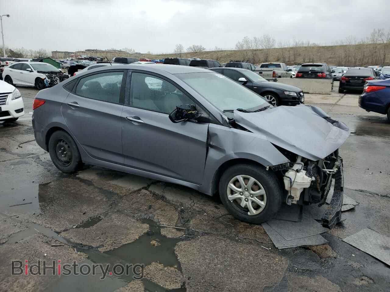 2013 HYUNDAI ACCENT - VIN: KMHCT4AE1DU555930 - Фото 4