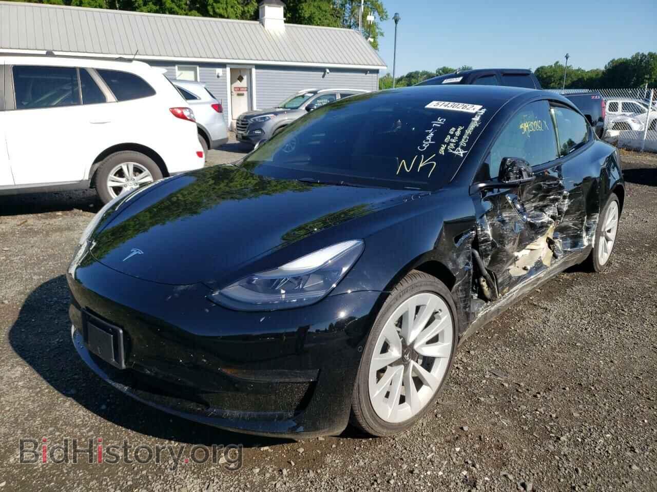2022 TESLA MODEL 3 - VIN: 5YJ3E1EA3NF190116 - Фото 2