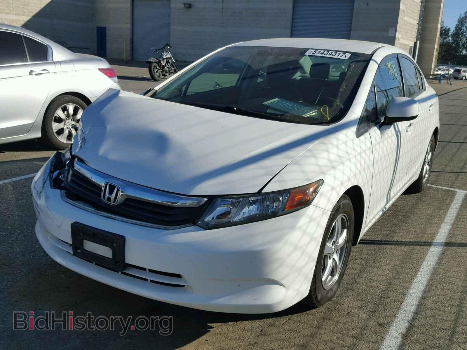2012 HONDA CIVIC - VIN: 19XFB5F56CE002111 - Фото 2