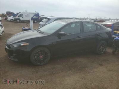 2013 Dodge DART SXT, черный — VIN 1C3CDFBA8DD308336, Copart