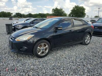 2014 Ford FOCUS SE, black — VIN 1FADP3F25EL216137, Copart