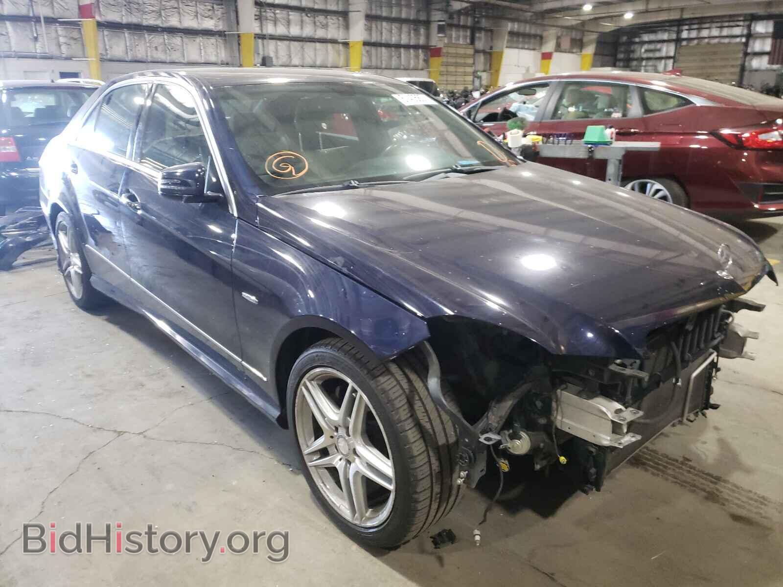 Photo WDDHF5KB7CA587976 - MERCEDES-BENZ E-CLASS 2012