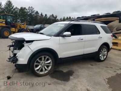 2012 Ford EXPLORER Limited, white — VIN 1FMHK8F8XCGA59945, Copart