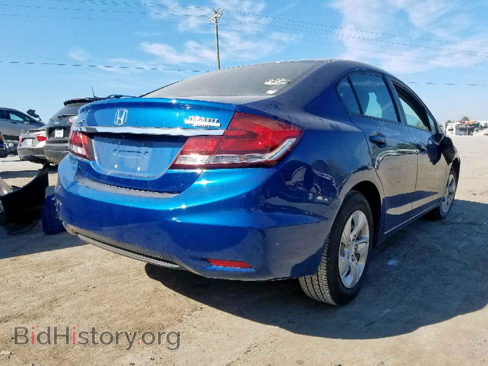 2014 HONDA CIVIC LX - VIN: 19XFB2F54EE007700 - Фото 4