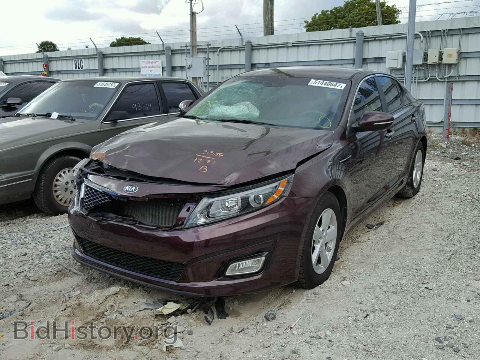 2015 KIA OPTIMA - VIN: 5XXGM4A73FG484162 - Фото 2