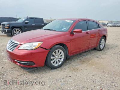 2012 Chrysler 200 Touring, red — VIN 1C3CCBBG5CN250923, Copart