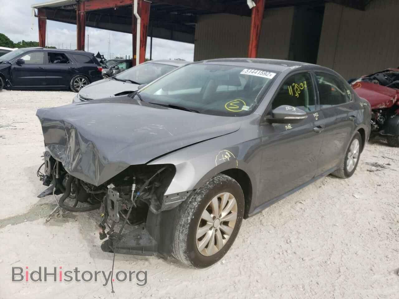 2012 VOLKSWAGEN PASSAT - VIN: 1VWAP7A34CC045718 - Фото 2