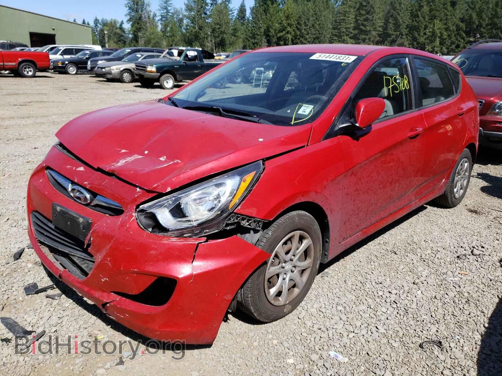 2012 HYUNDAI ACCENT - VIN: KMHCT5AE6CU021178 - Фото 2