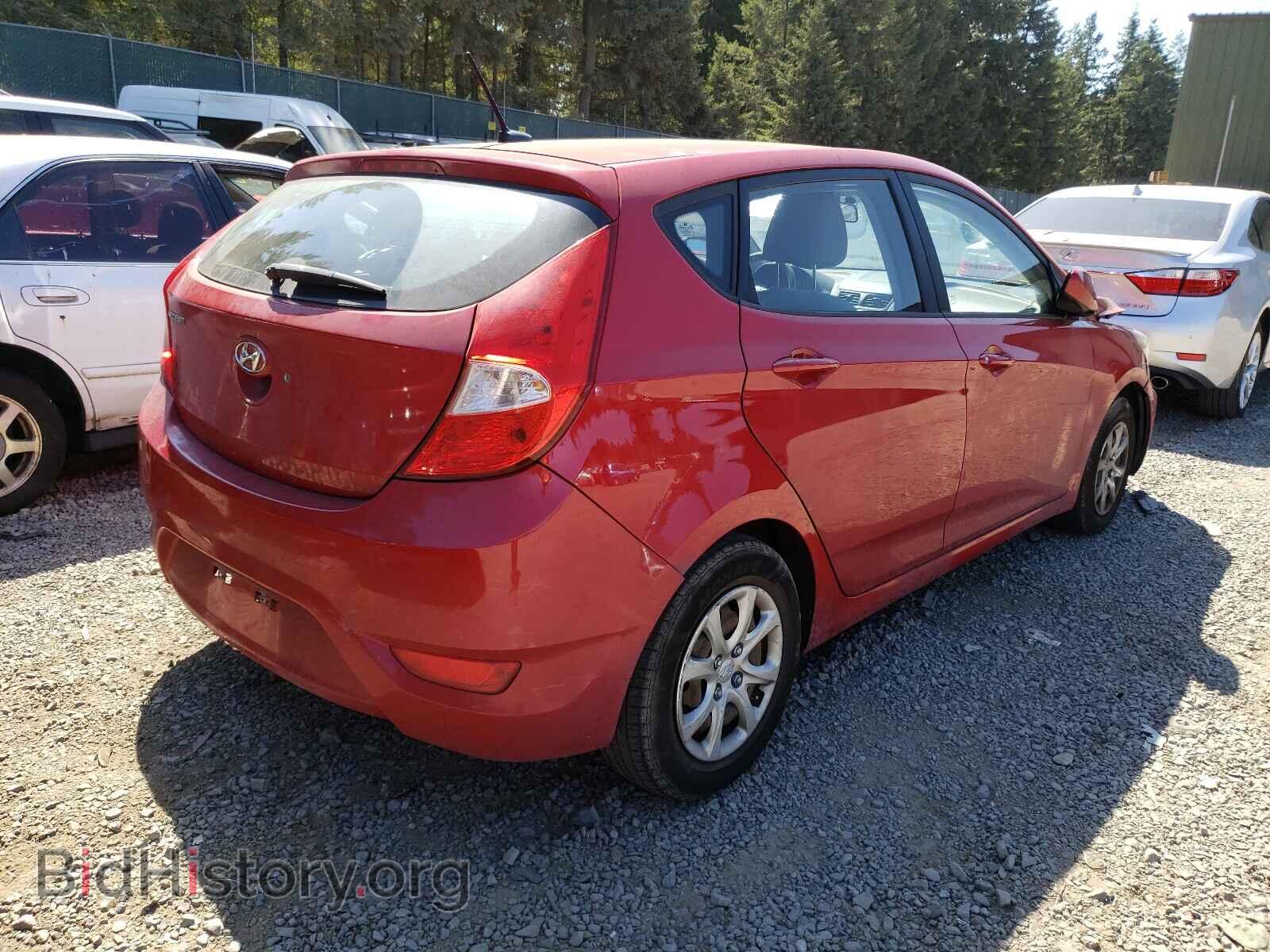 2012 HYUNDAI ACCENT - VIN: KMHCT5AE6CU021178 - Фото 4