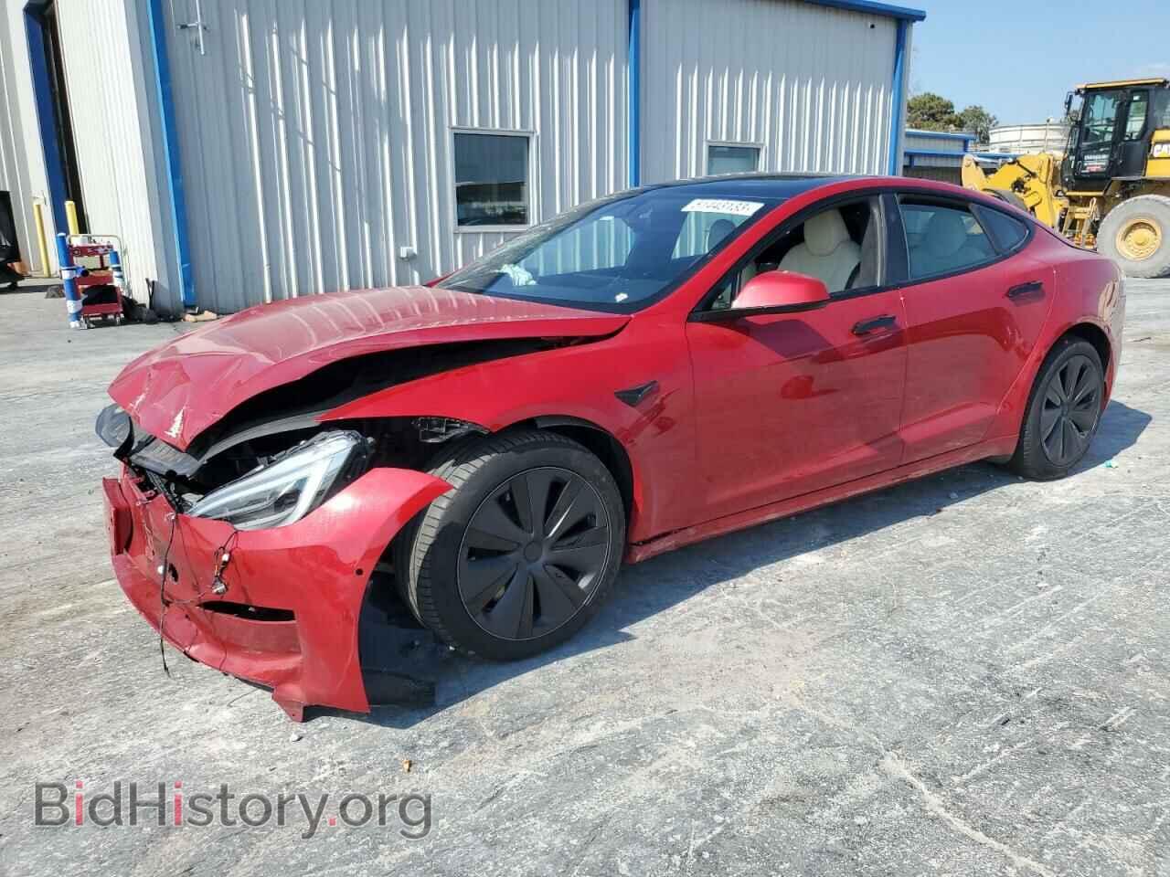 Photo 5YJSA1E65MF449108 - TESLA MODEL S 2021