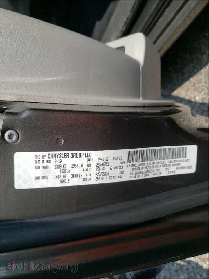 2010 CHRYSLER MINIVAN - VIN: 2A4RR8D10AR423144 - Photo 10