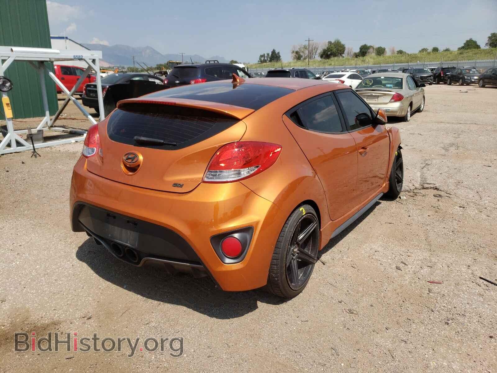 2015 HYUNDAI VELOSTER - VIN: KMHTC6AE2FU220187 - Фото 4
