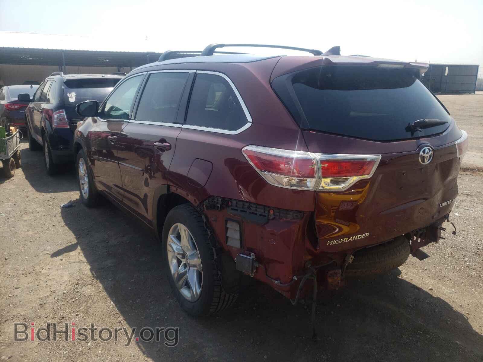 2014 TOYOTA HIGHLANDER - VIN: 5TDDKRFH2ES040596 - Фото 3