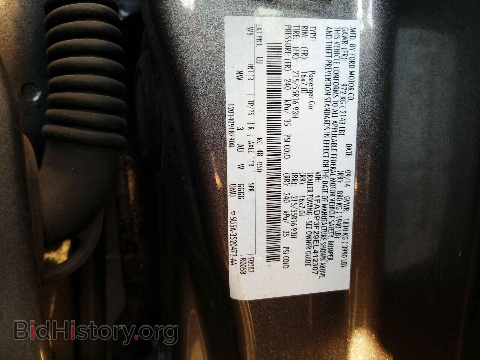 2014 FORD FOCUS - VIN: 1FADP3F29EL412307 - Photo 10