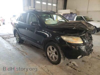 2009 Hyundai SANTA FE Santa FE S, черный — VIN 5NMSH13E29H257608, Copart