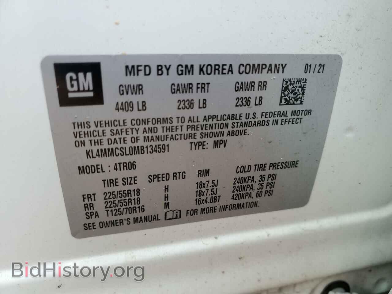 2021 BUICK ENCORE - VIN: KL4MMCSL0MB134591 - Фото 10