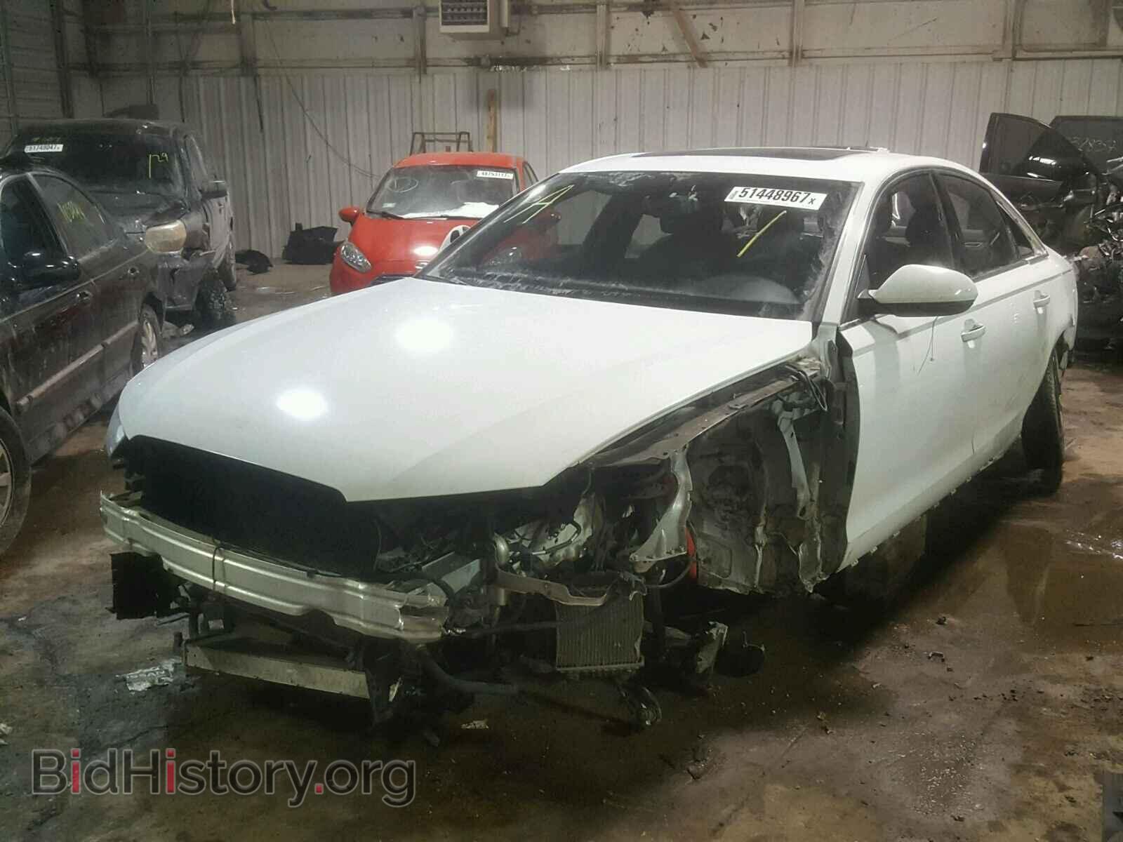 2012 AUDI A6 - VIN: WAUHGAFC8CN056536 - Фото 2