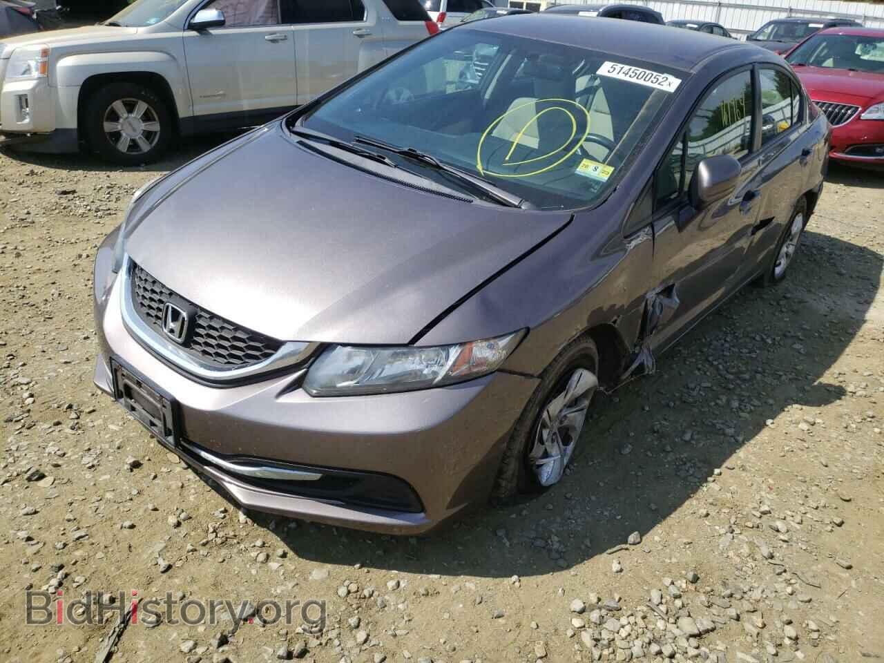 2014 HONDA CIVIC - VIN: 19XFB2F50EE248623 - Фото 2