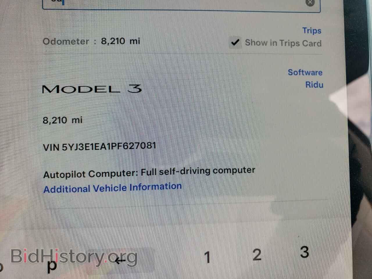 2023 TESLA MODEL 3 - VIN: 5YJ3E1EA1PF627081 - Фото 9