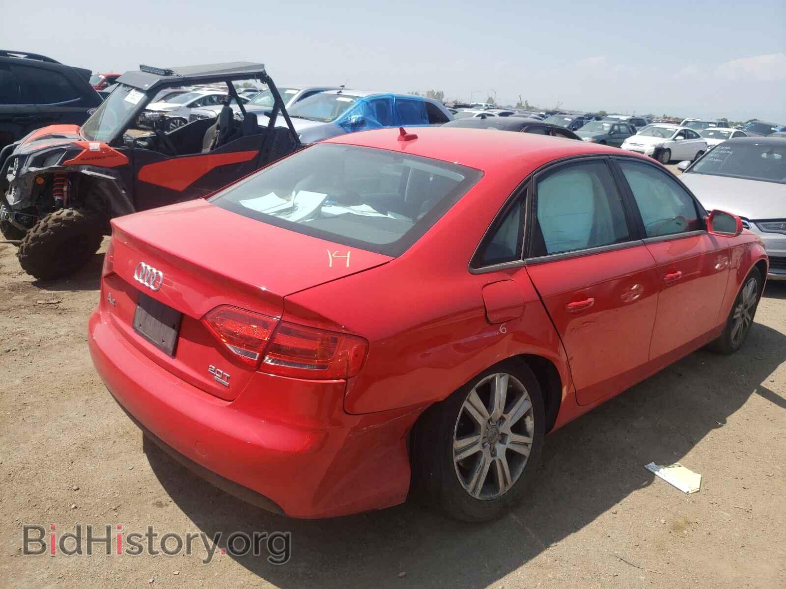 2010 AUDI A4 - VIN: WAUDFAFL8AN022207 - Фото 4