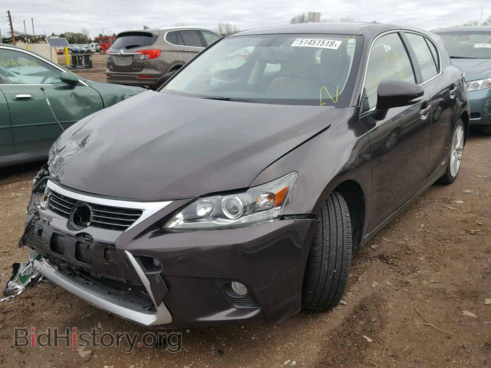 2015 LEXUS CT 200 - VIN: JTHKD5BH0F2222076 - Фото 2
