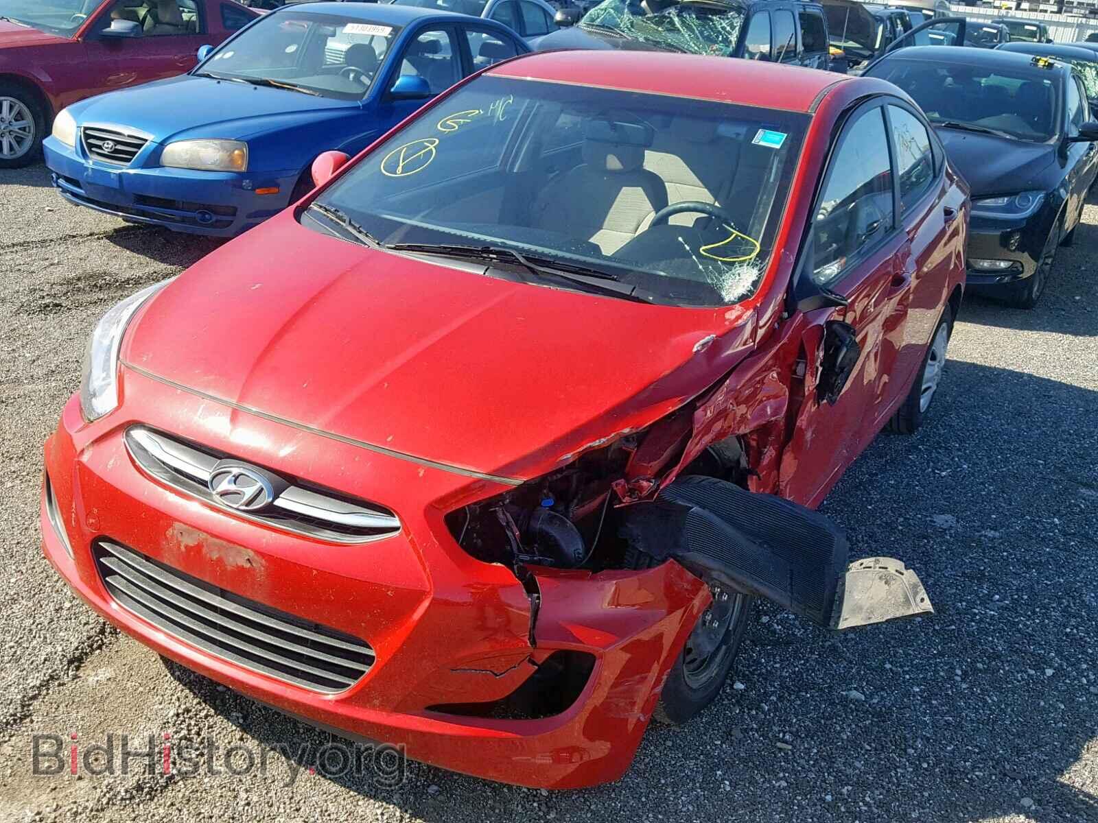 2016 HYUNDAI ACCENT - VIN: KMHCT4AE2GU014941 - Фото 2