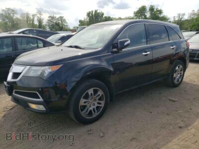 2013 Acura MDX, black — VIN 2HNYD2H24DH514809, Copart