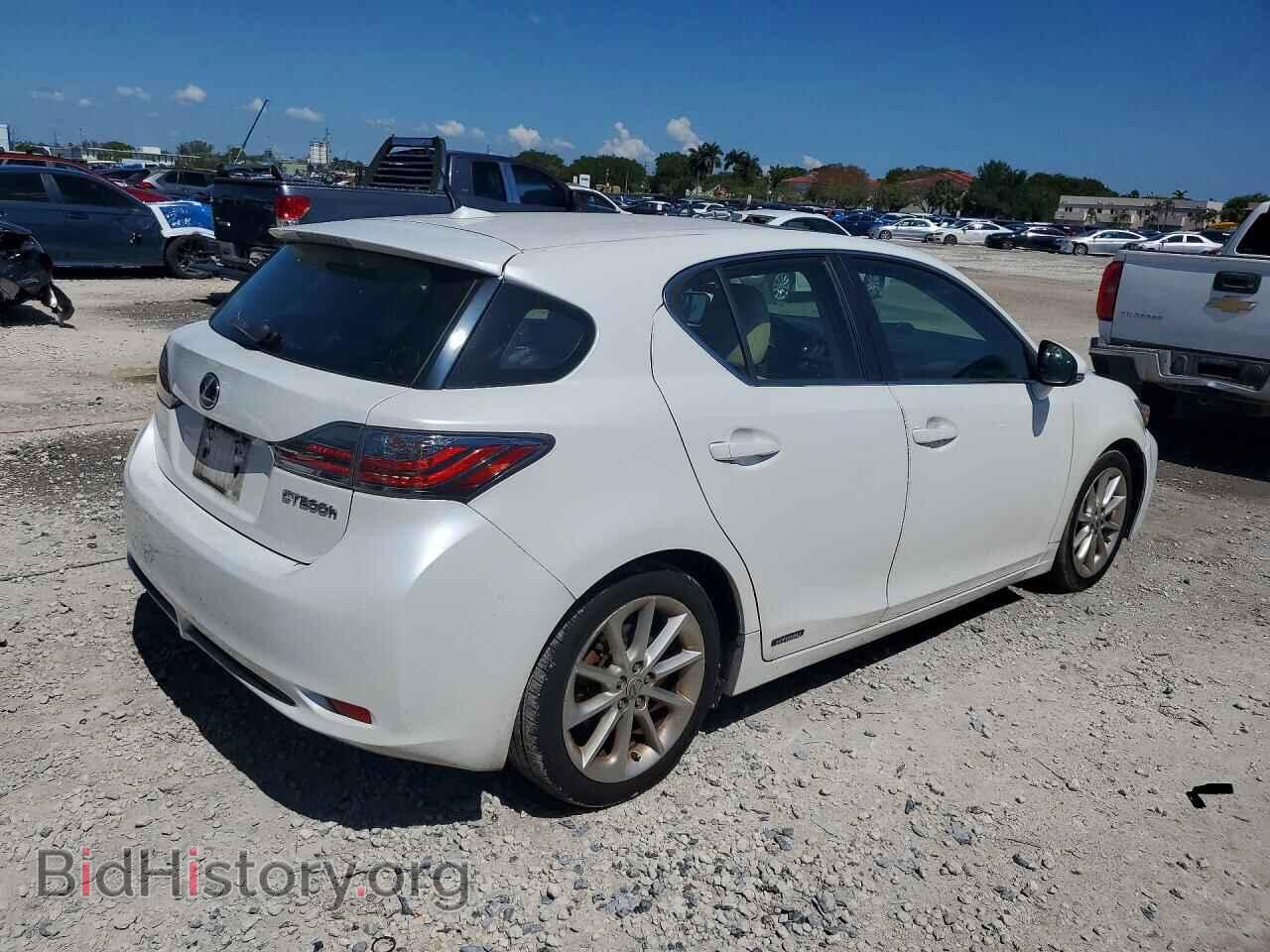 2012 LEXUS CT 200 - VIN: JTHKD5BH7C2061205 - Photo 3