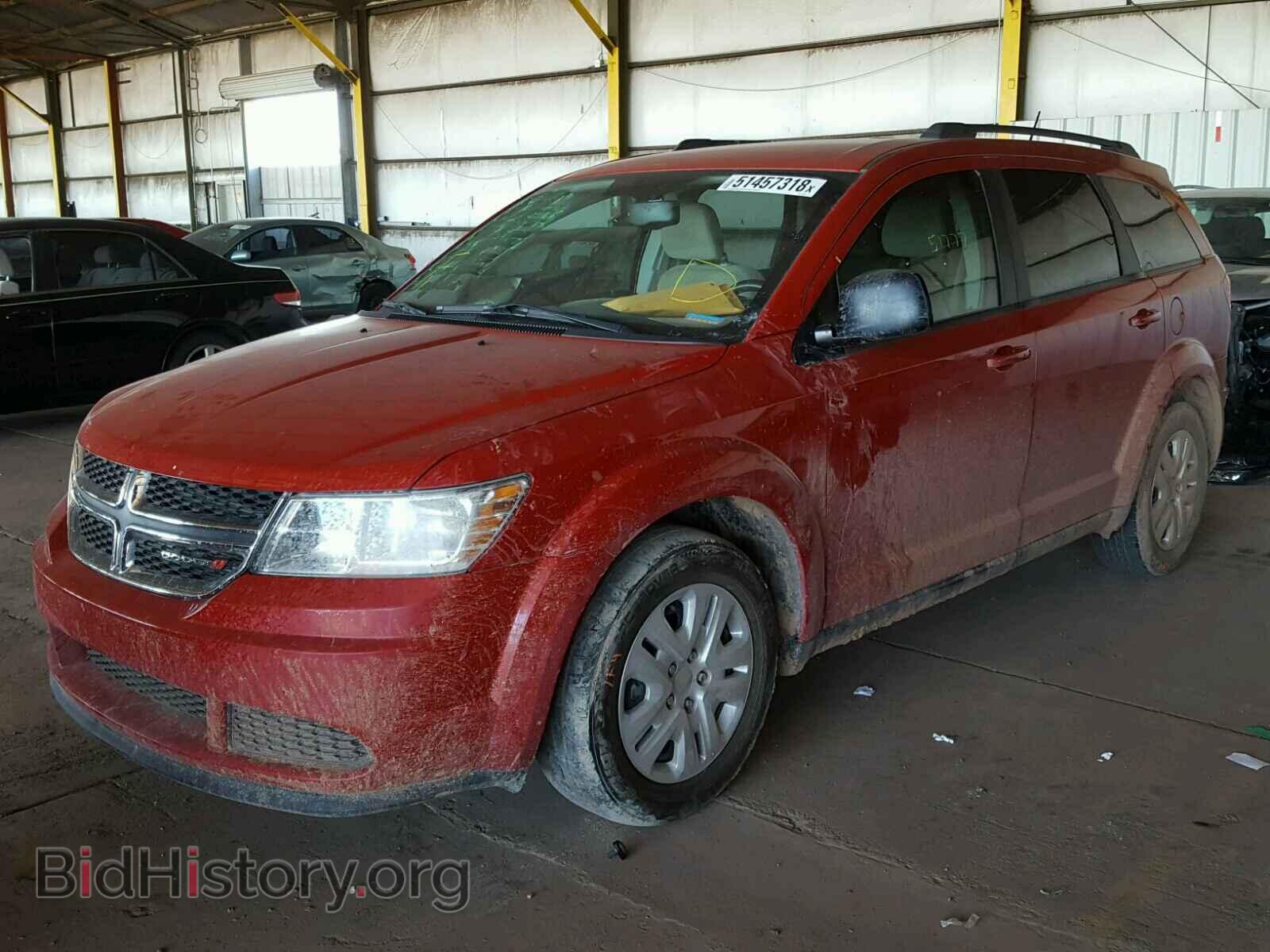 2017 DODGE JOURNEY SE - VIN: 3C4PDCAB2HT629908 - Фото 2