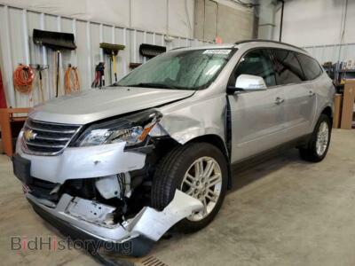 2015 Chevrolet TRAVERSE LT, silver — VIN 1GNKVGKD8FJ347329, Copart