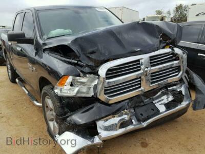 2016 RAM 1500 SLT, черный — VIN 1C6RR6LT1GS394300, Copart