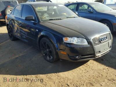 2007 Audi A4 A4 2.0T QU, черный — VIN WAUDF78E77A171628, Copart